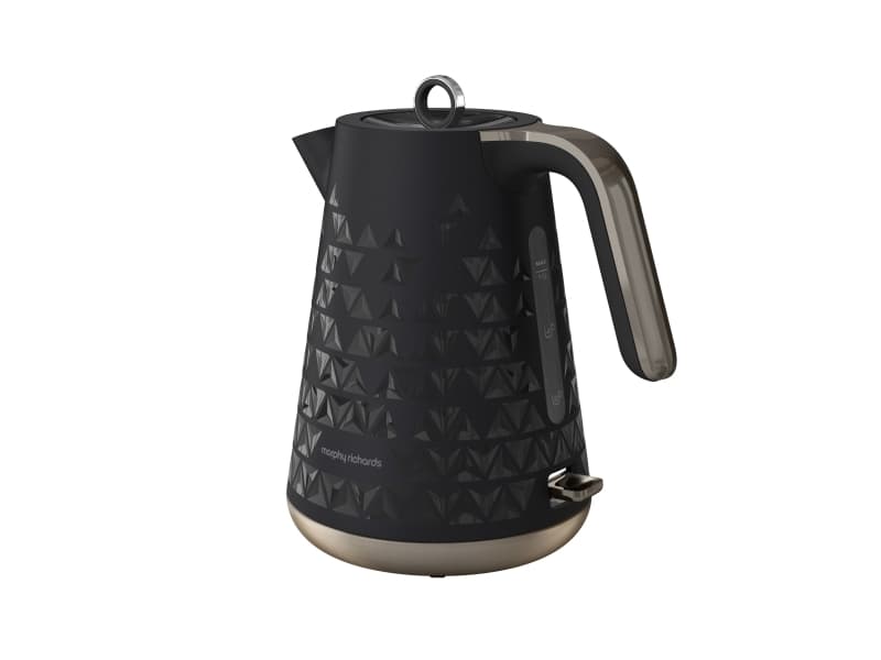 Morphy Richards Prism, 1,5 l, 2200 W, Svart, Plast, Vattennivå indikator, Överhettningsskydd