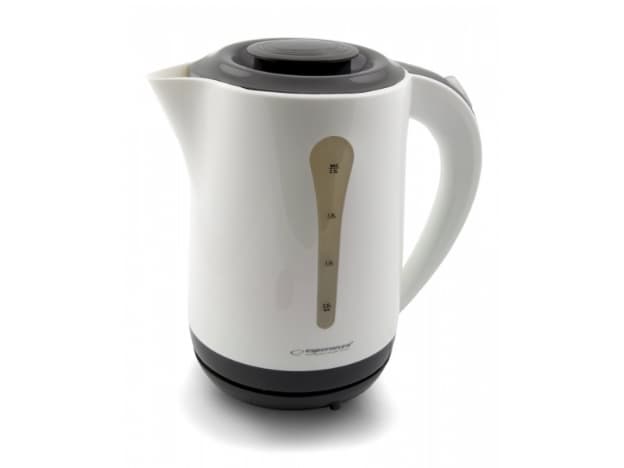 Esperanza EKK020, 2,5 l, 2200 W, Svart, Hvit, Plastikk, Rustfritt stål, Vannivåindikator