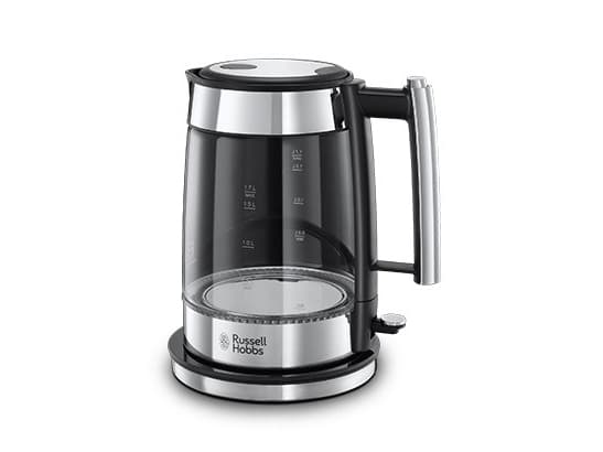 Russell Hobbs 23830-70, 1,7 l, Svart, Rostfritt stål, Vattennivå indikator, Filtrering