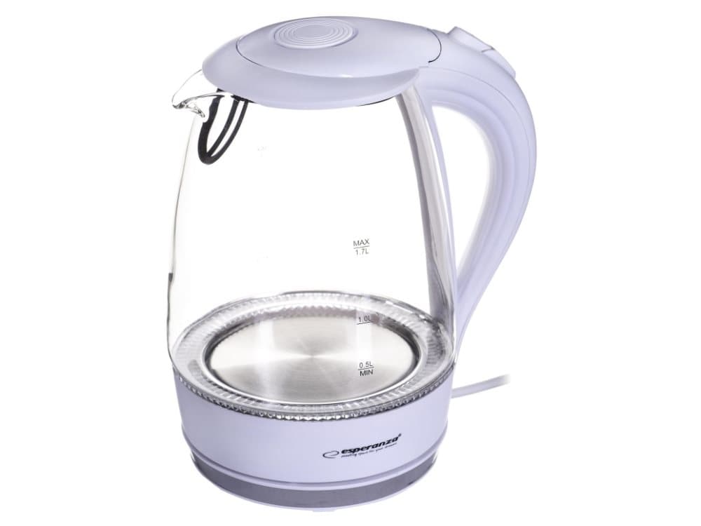Esperanza EKK011W Electric kettle 1.7 L White, Multicolor 2200 W