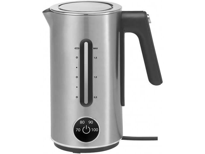 WMF 61.3020.1011, 1,6 l, 3000 W, Rostfritt stål, Plast, Rostfritt stål, Justerbar termostat, Vattennivå indikator