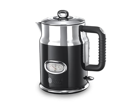 Russell Hobbs Retro 21671-70 - Vattenkokare - 1,7 liter - 2,4 kW - klassisk svart
