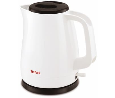 Tefal KO150110, 1,5 l, Svart, Hvit, Plastikk, Manuell, 1 år, 2400 W