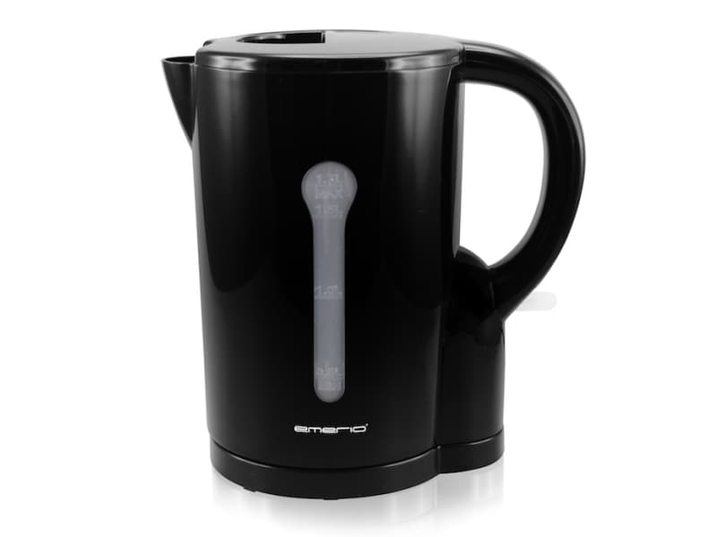 Emerio WK-110874.1, 1,7 l, 2200 W, Svart, Vattennivå indikator, Sladdlös