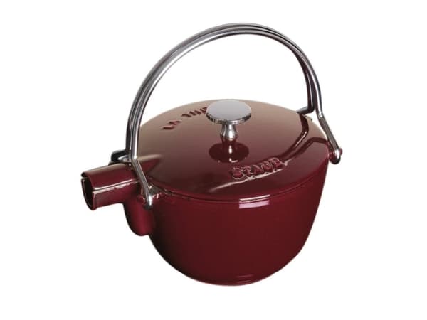 Staub 40509-424-0, 1,15 l, Bordeaux, Rustfritt stål, Støpejern, Rustfritt stål, Keramisk, Gass, Halogen, Induksjon, Forseglet Plate