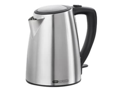 OBH Nordica Fashion Steel - Vattenkokare - 1,2 liter - 1,8 kW - borstat stål