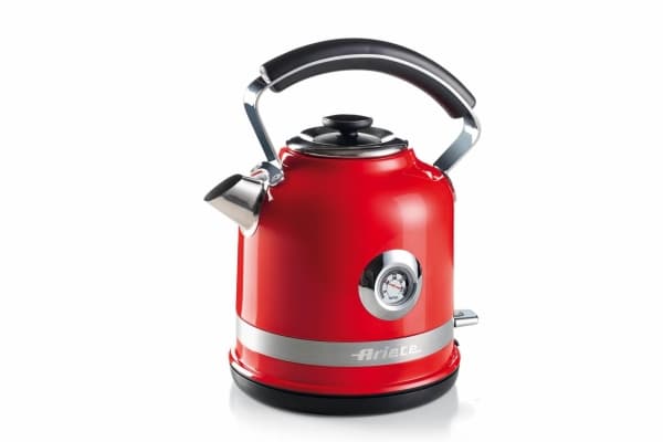 Ariete 2854 vattenkokare 1,7 l 2000 W Svart, Röd