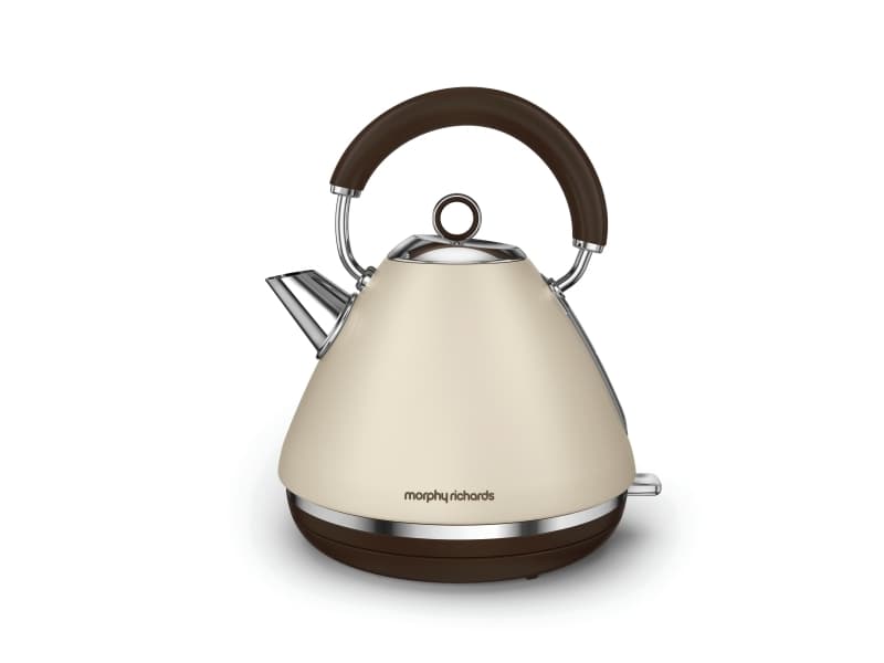 Morphy Richards Retro Accents, 1,5 l, 2200 W, Slipa, Gjuten aluminium, Vattennivå indikator, Överhettningsskydd
