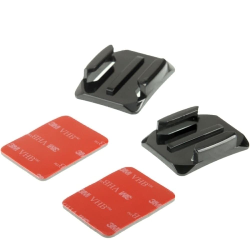 2-Pack - GoPro Kurvade Fästen - Alla Modeller