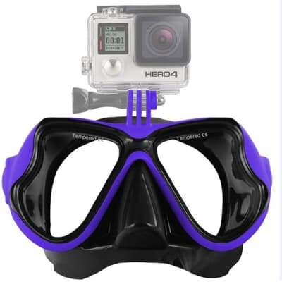 GoPro Cyklop / Snorkelglasögon / Snorkla / Snorkelmask - Blå