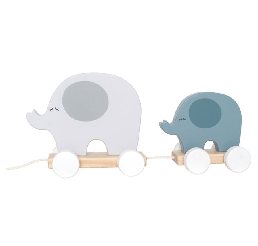 Jabadabado Dragdjur elefant grå
