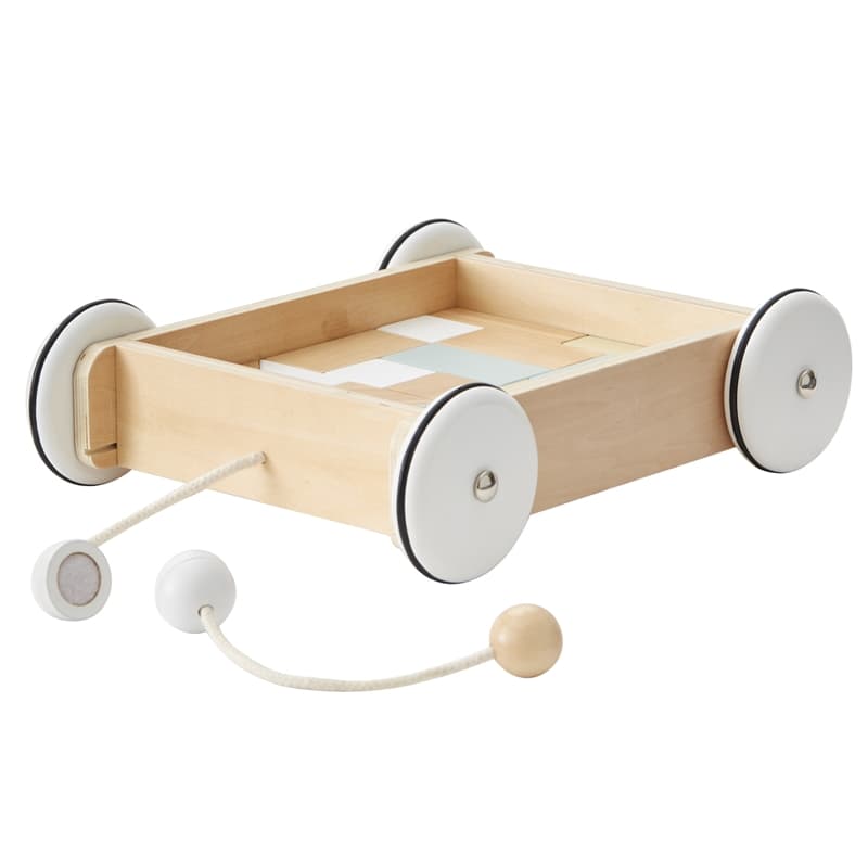 Kids Concept Vagn med klossar