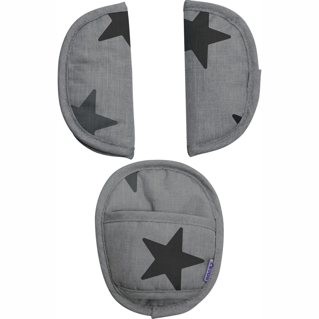 Dooky - Universal Pads Grey Stars