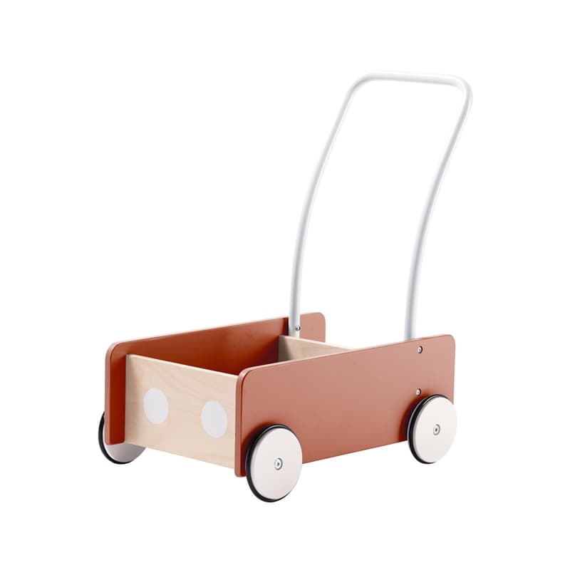 Kids Concept Lära Gå vagn aprikos