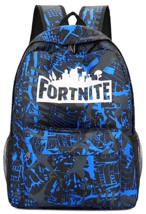 Ryggsäck med Fortnite Tryck, Blå