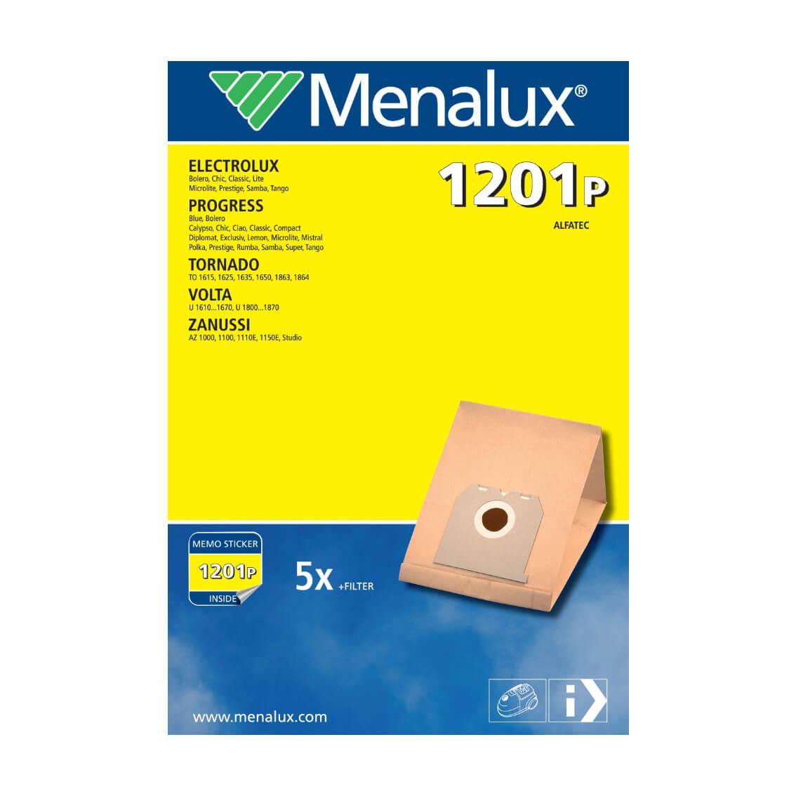MENALUX Støvsugerposer 1201P Papir