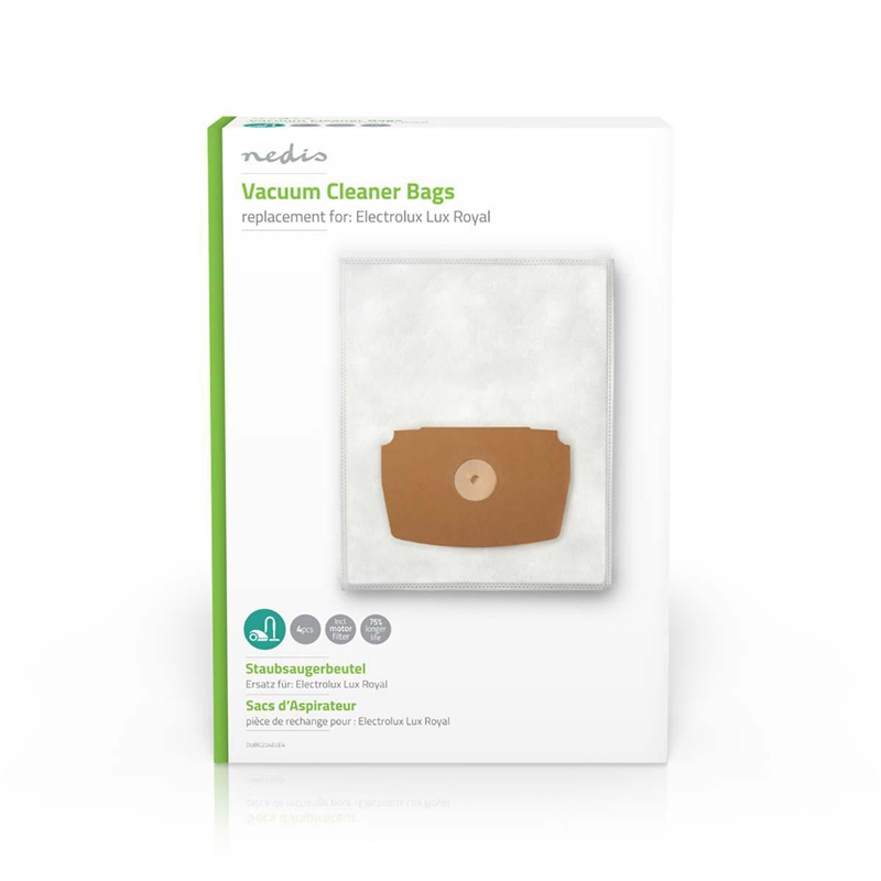 Nedis 10A35H70 | Støvsugerpose | Egnet for Electrolux E66 Nedis 10A35H70 | Støvsugerpose | Egnet for Electrolux E66