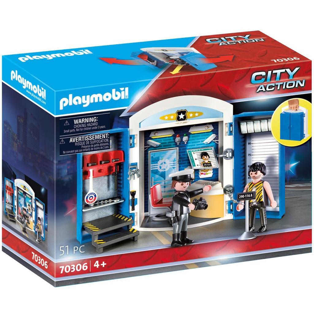 Playmobil Leklåda - På polisstationen