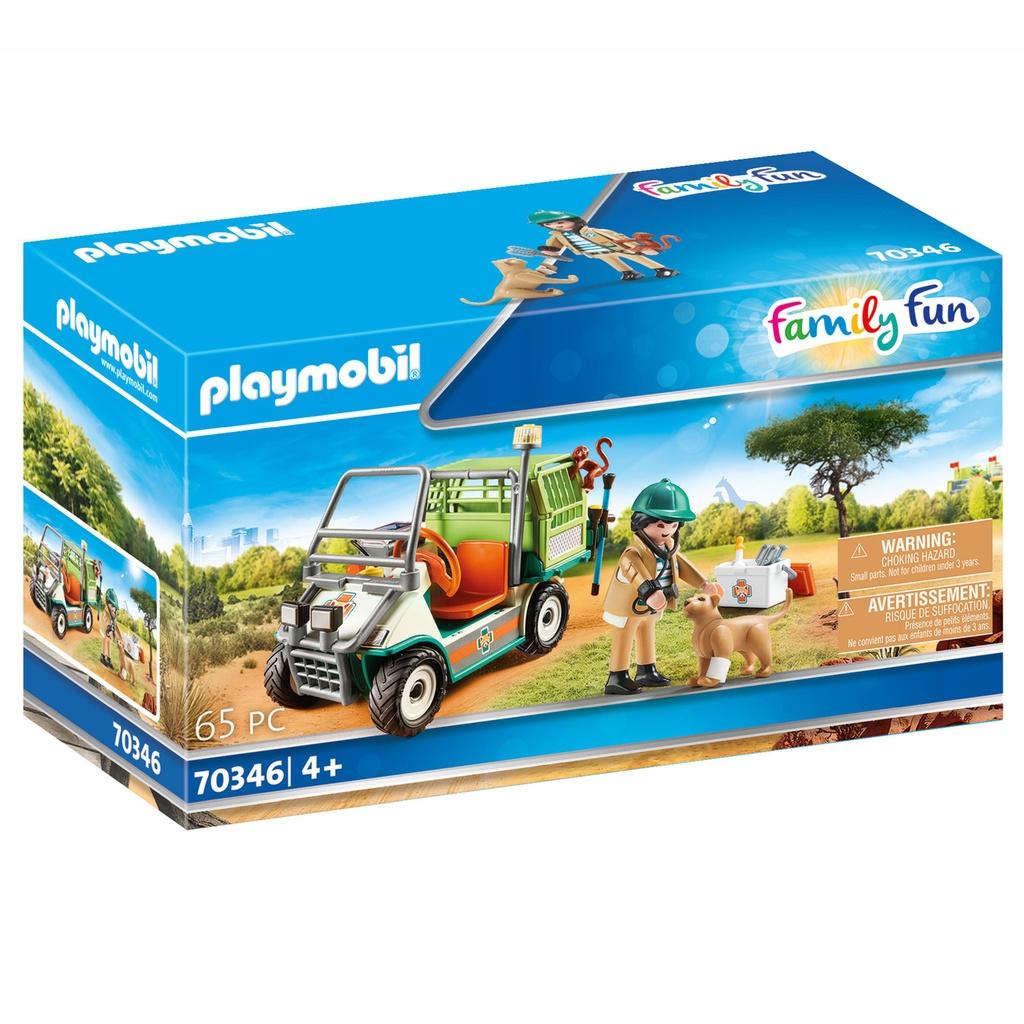 Playmobil Zoo - Zooveterinär med fordon