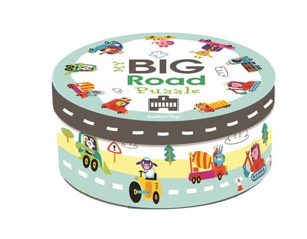 Barbo Toys - My Big Road Pussel