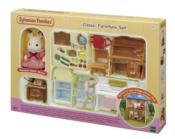 Sylvanian Families Classic Furniture Set (for Cosy Cottage Starter Home) NEW
