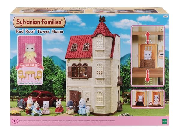 Sylvanian Families Red Roof Tower Home