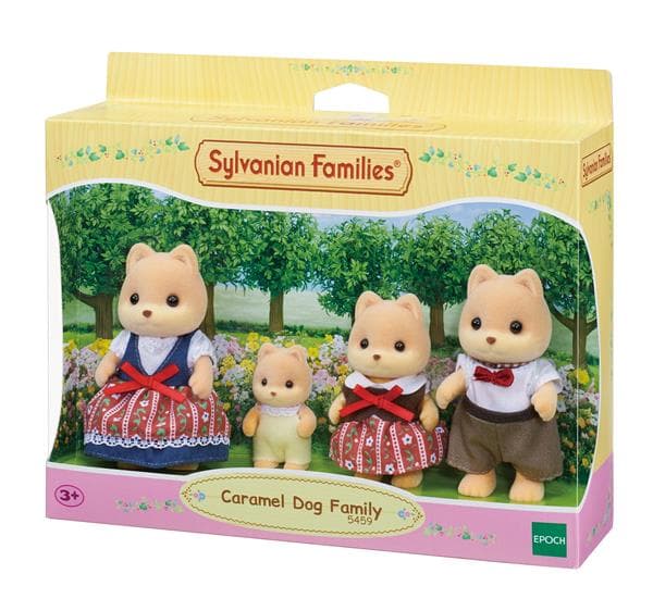 Sylvanian Families Caramel Dog Family