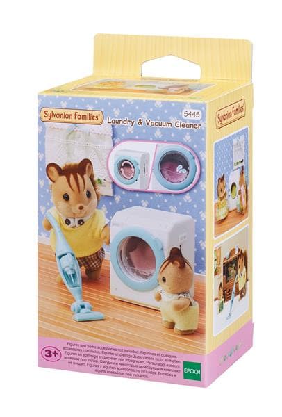 Epoch Sylvanian Families Laundry & Vacuum Cleaner NEW