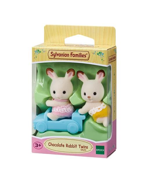 Epoch Sylvanian Families Chocolate Rabbit Twins