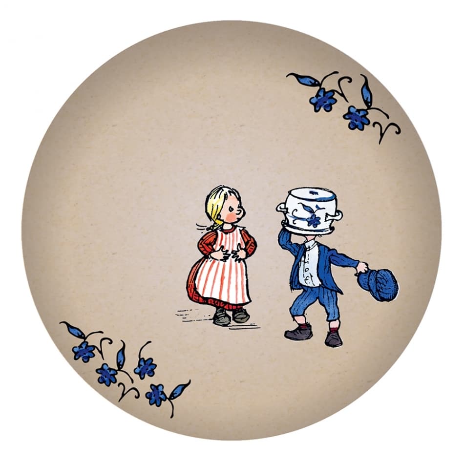 Barbo Toys - Emil Bamboo Melamine Trend Plate 24,6 cm
