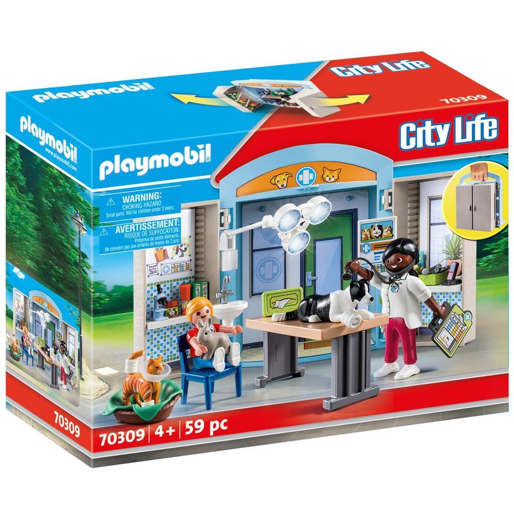 Playmobil Leklåda - Hos Veterinären