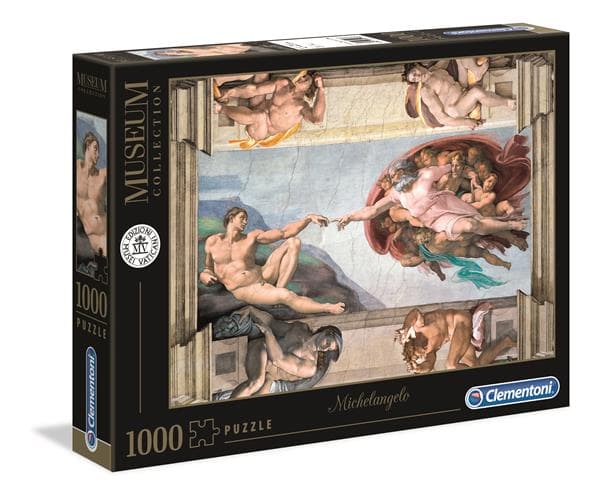 Clementoni 1000 pcs Museum Collection - Michelangelo "The Creation of Man"