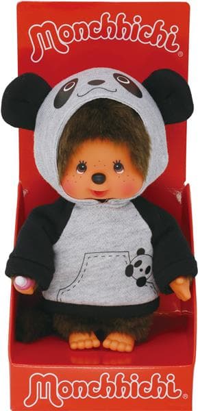 Monchhichi Hooded Panda Boy 20 cm