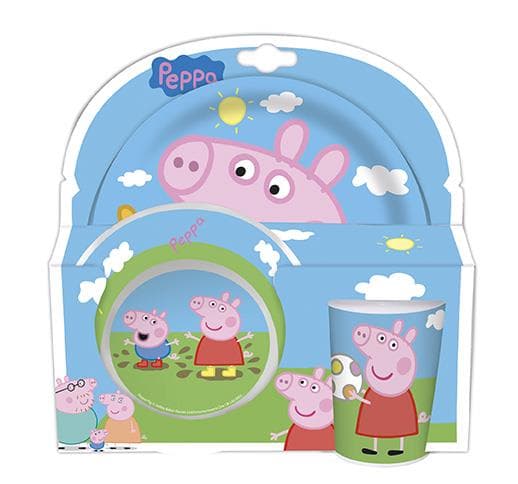 Peppa Pig Melamine Set