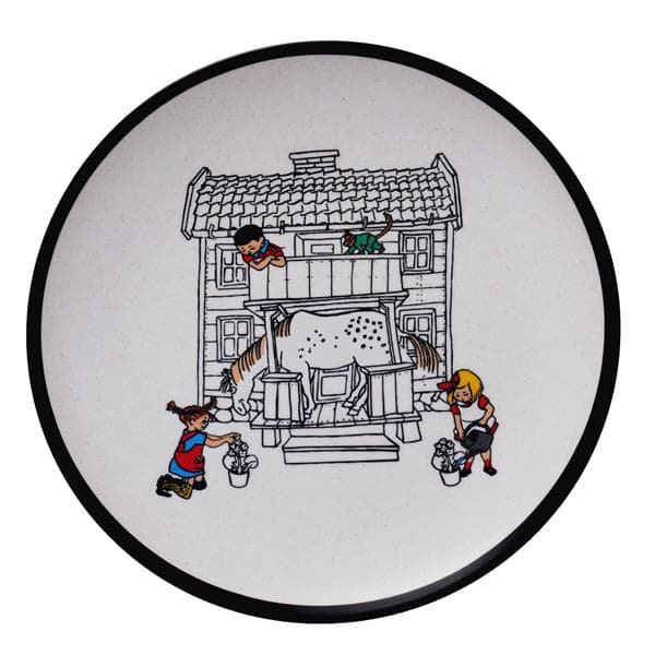 Barbo Toys - Pippi Bamboo Melamine Plate 21cm Trend