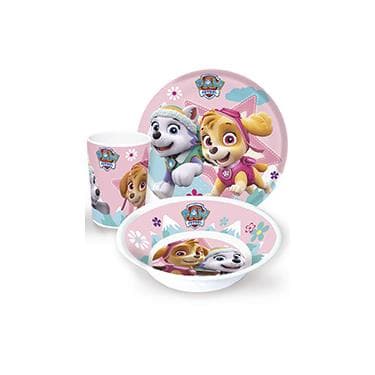 Paw Patrol Melamine Set pink