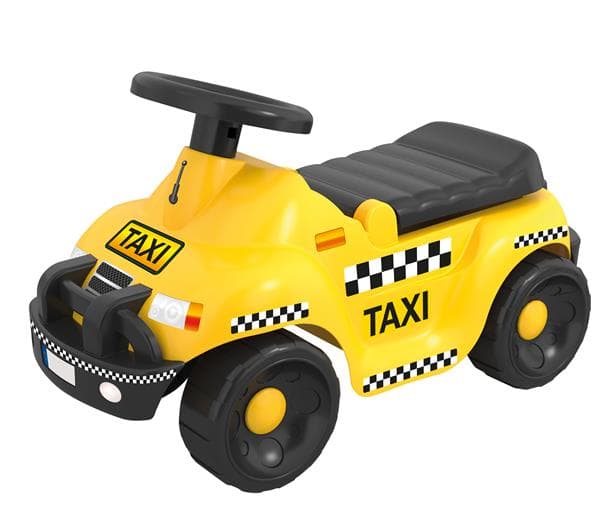 Plasto Toddler Taxi, Längd 60cm, Höjd 22cm, Tysta hjul