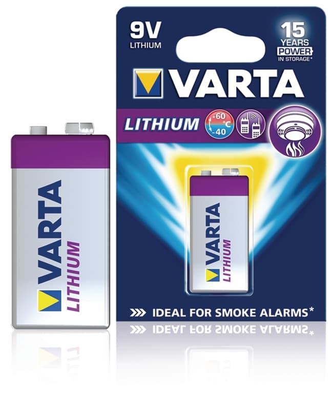 Lithium Batteri 9V 9 V 1-Bobler