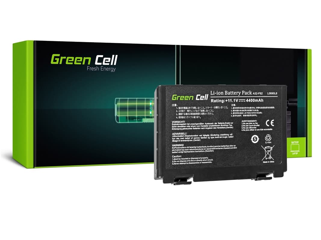 Laptopbatteri Asus K40 K50 K50AB K50C K51 K51AC K60 K70 X70