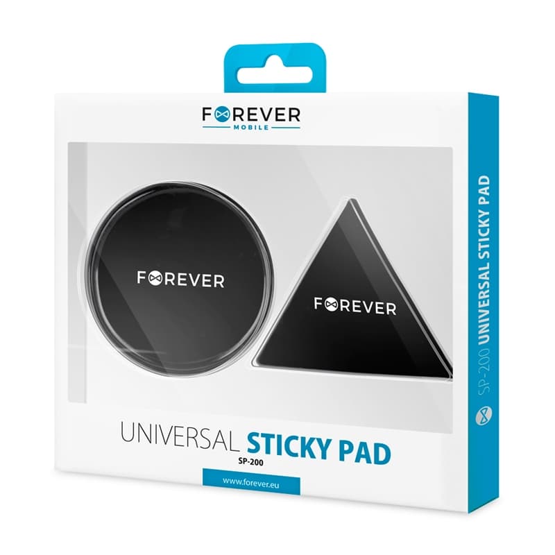 Sticky pad, antiglidmatta, 2-Pack, svart