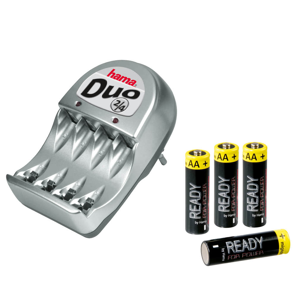 Bild av HAMA Batteriladdare Duo 4x AA 1,2V/2000mAh