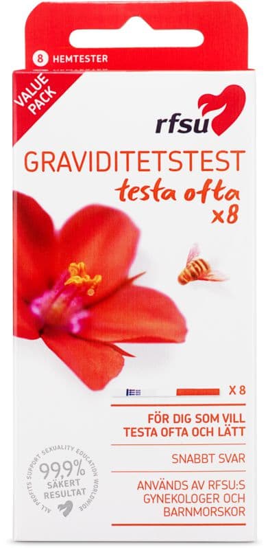 RFSU Graviditetstest 8-pack