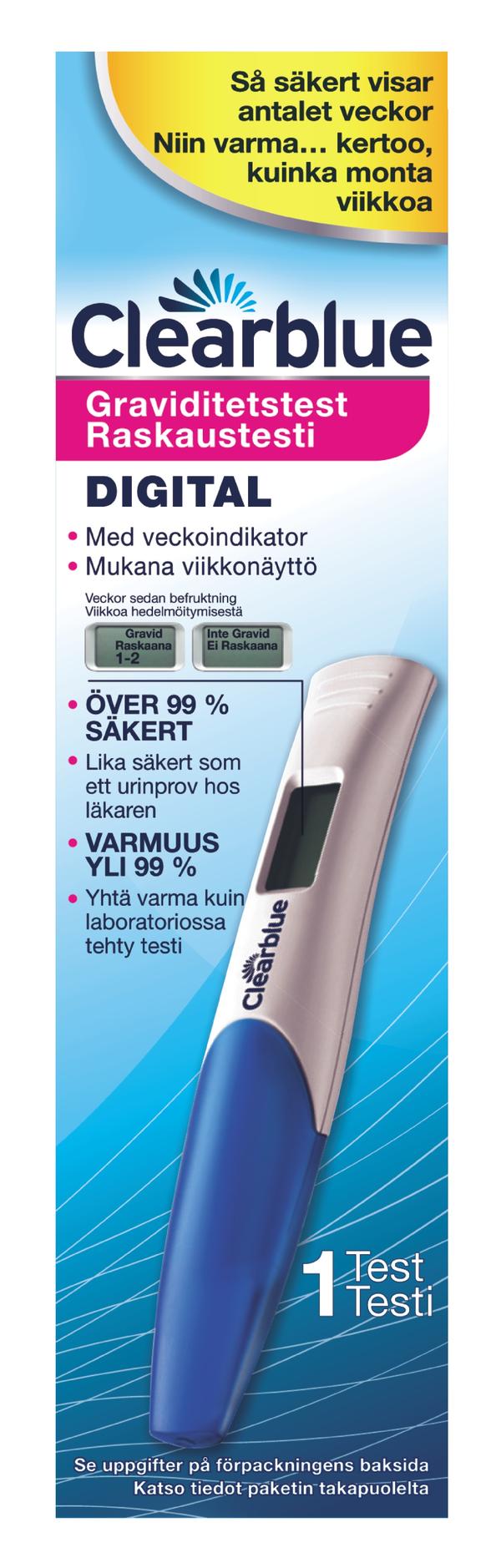 Clearblue Digitalt Graviditetstest med Veckoindikator 1-pack