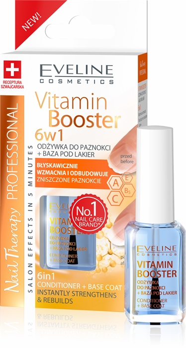 Eveline Nagelvård Nail Therapy Conditioner Vitamin Booster 6in1