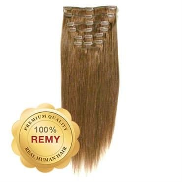Remy Clip-on Löshår #12 Ljusbrun 40 cm