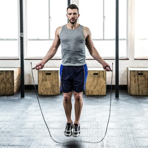 PRO Hopprep / Speedrope för crossfit, träning och fitness, svart