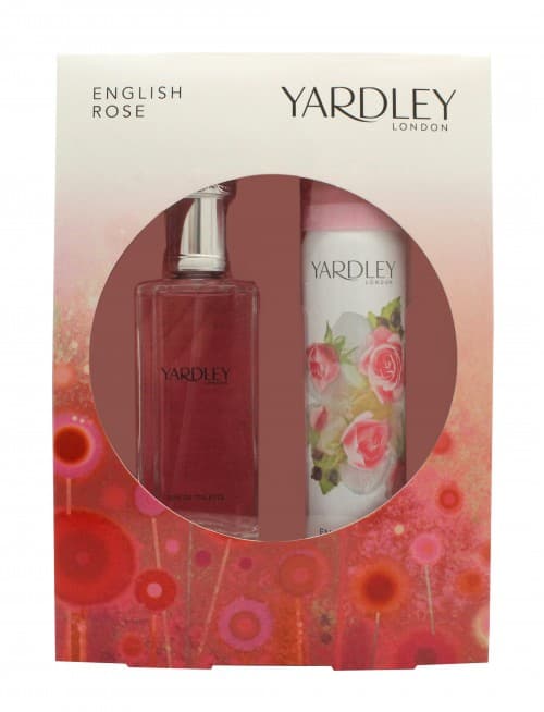 Yardley English Rose Gavesett 50ml EDT + 75ml Body Spray