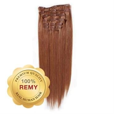 Remy Clip-on Extensions #33 Rød 40 cm
