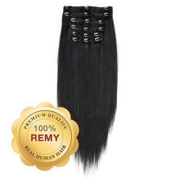 Remy Clip-on Extensions #1 Svart 40 cm