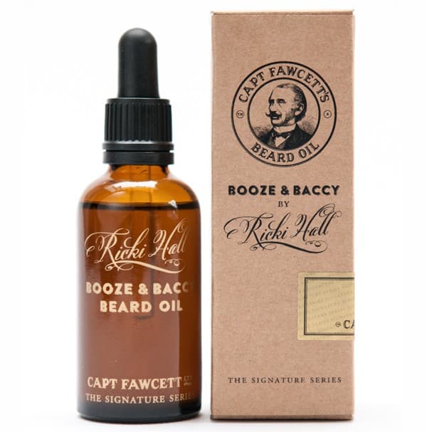 Captain Fawcett Ricki Hall Booze & Baccy Beard Oil